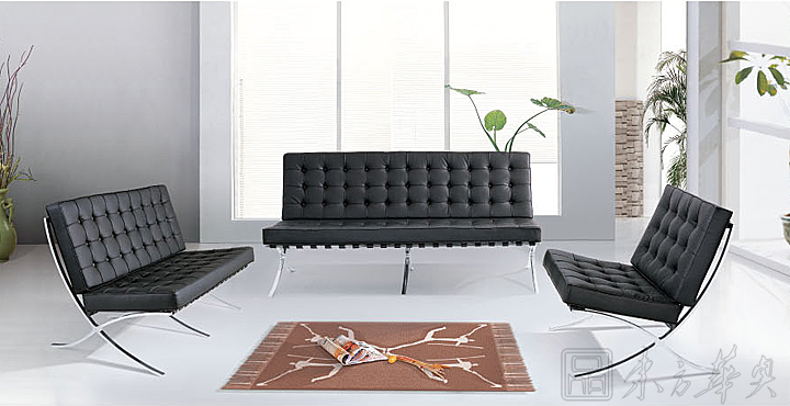 Office Sofa|Modern Leather Sofa|Office Furniture|Barcelona Leisure Chair|ɳ��|����ɳ�� Barcelona chair