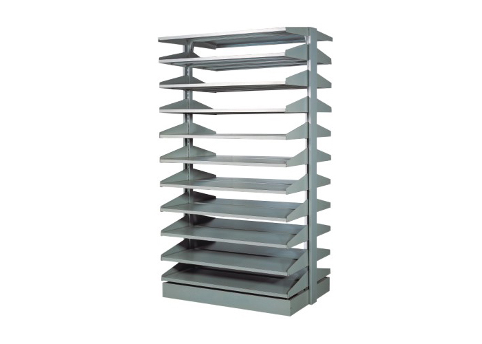 Library Furniture|Newspaper rack|Office Furniture|10 leveldouble side newspaper shelf|��ֽ��|�ڿ���|ͼ��� CG-BJD2-10