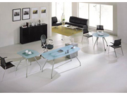 Glass Executive Desk CG-BLBT-13
