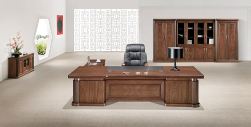 Office Desk|Complete Set Office Furniture|Office Furniture|High-grade Executive Desk|实木大班台|实木大班桌|大班台|大班桌|总裁台|总经理台 CG-K3Y321