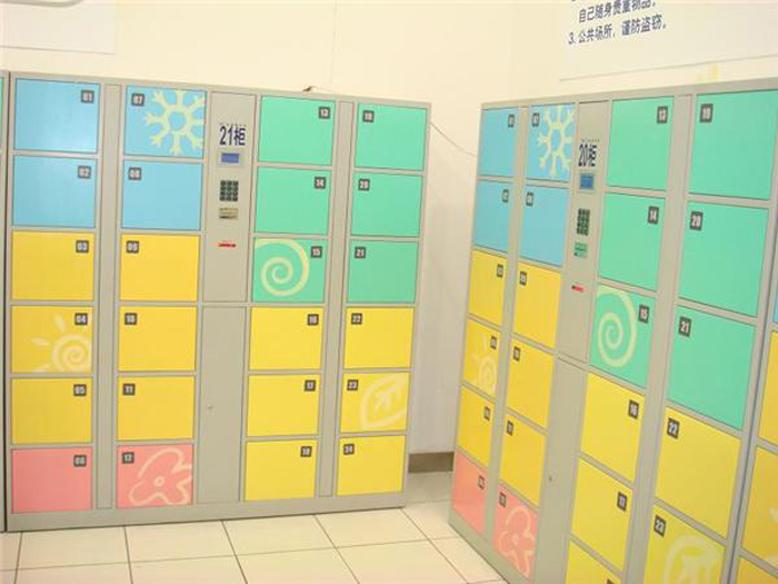 Steel Furniture|Lockers|Office Furniture|12-doors Coin-operated storage cabinet|储物柜、电子储物柜、条码柜