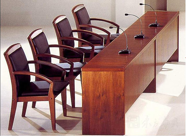 Conference Table|Solid Wood Conference Desk|Office Furniture|Solid Wood Conference Desk|实木会议条桌